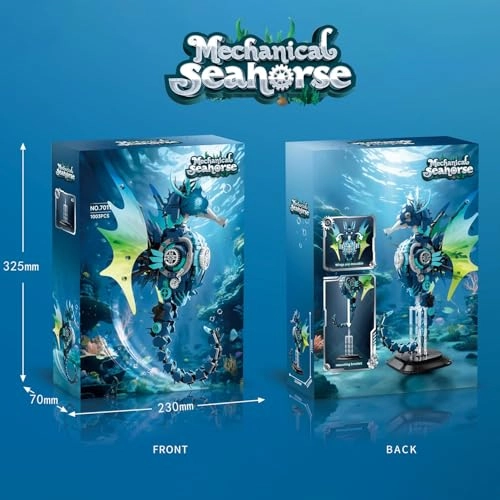 Mechanical Seahorse (7011) - Steampunk Moveable Parts