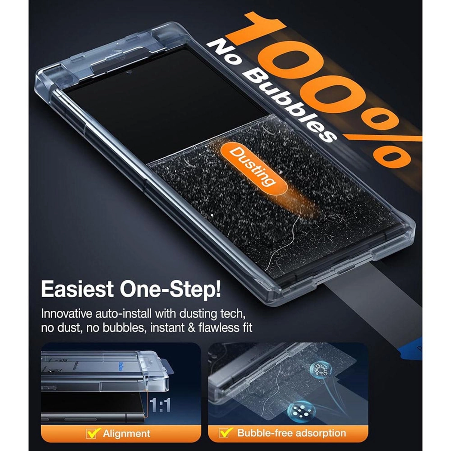 HD Tempered Glass Screen Protector for Samsung Galaxy S24 Ultra