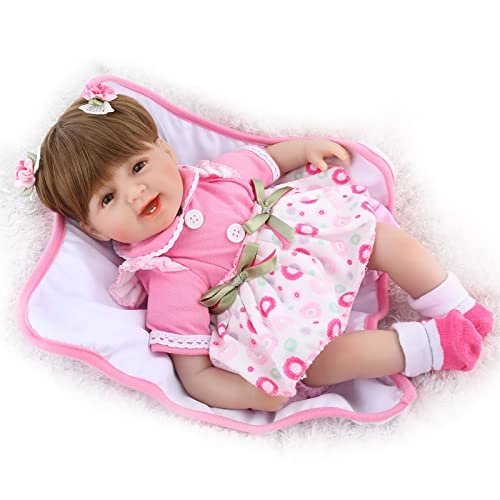 Reborn Baby Doll - 18 Inch 45cm Soft Vinyl Girl