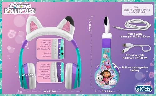 Gabbys Dollhouse Wireless Headphone