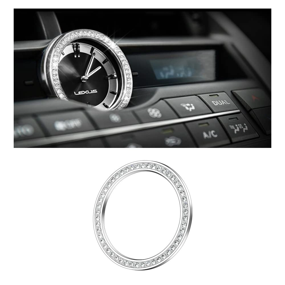 PIFOOG Clock Cover - Lexus NX 2016 2017 NX 200 300 Silver
