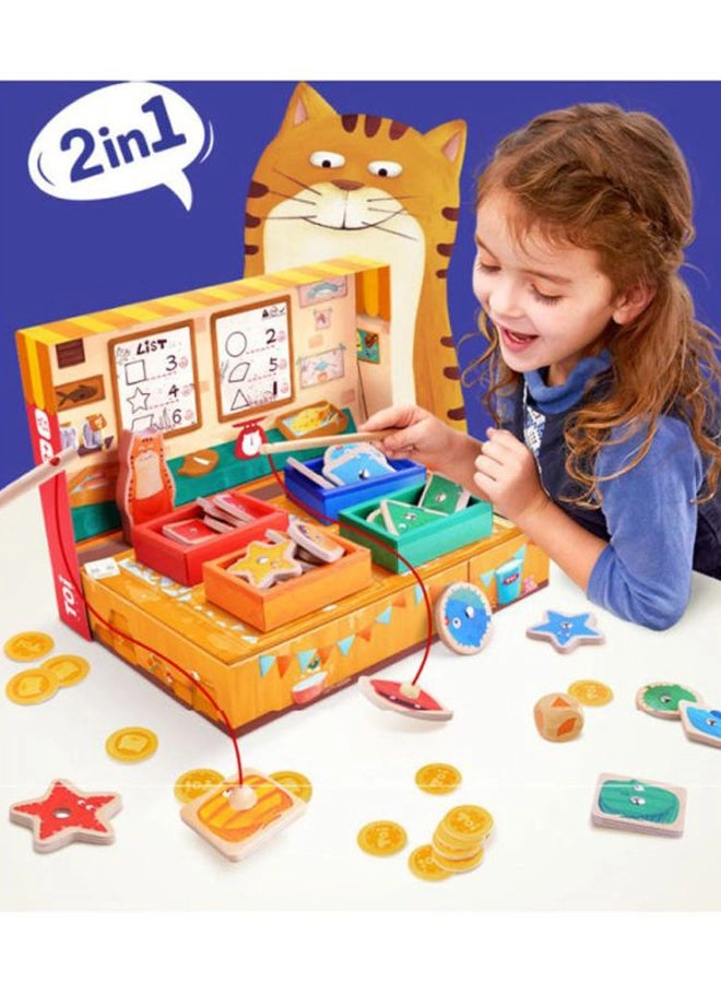 Fishing And Selling Fish - Parent Child Interactive Card Game