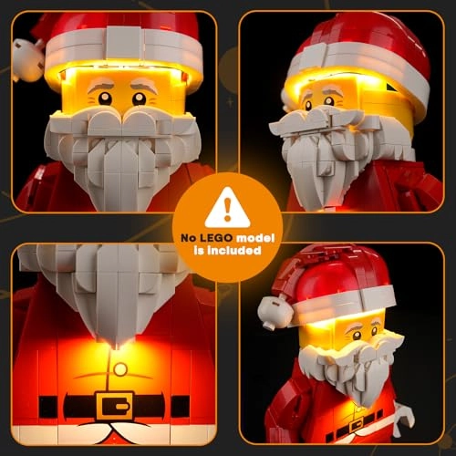 LED Light Set for LEGO Santa Claus Minifigure 40820 - Plastic 1