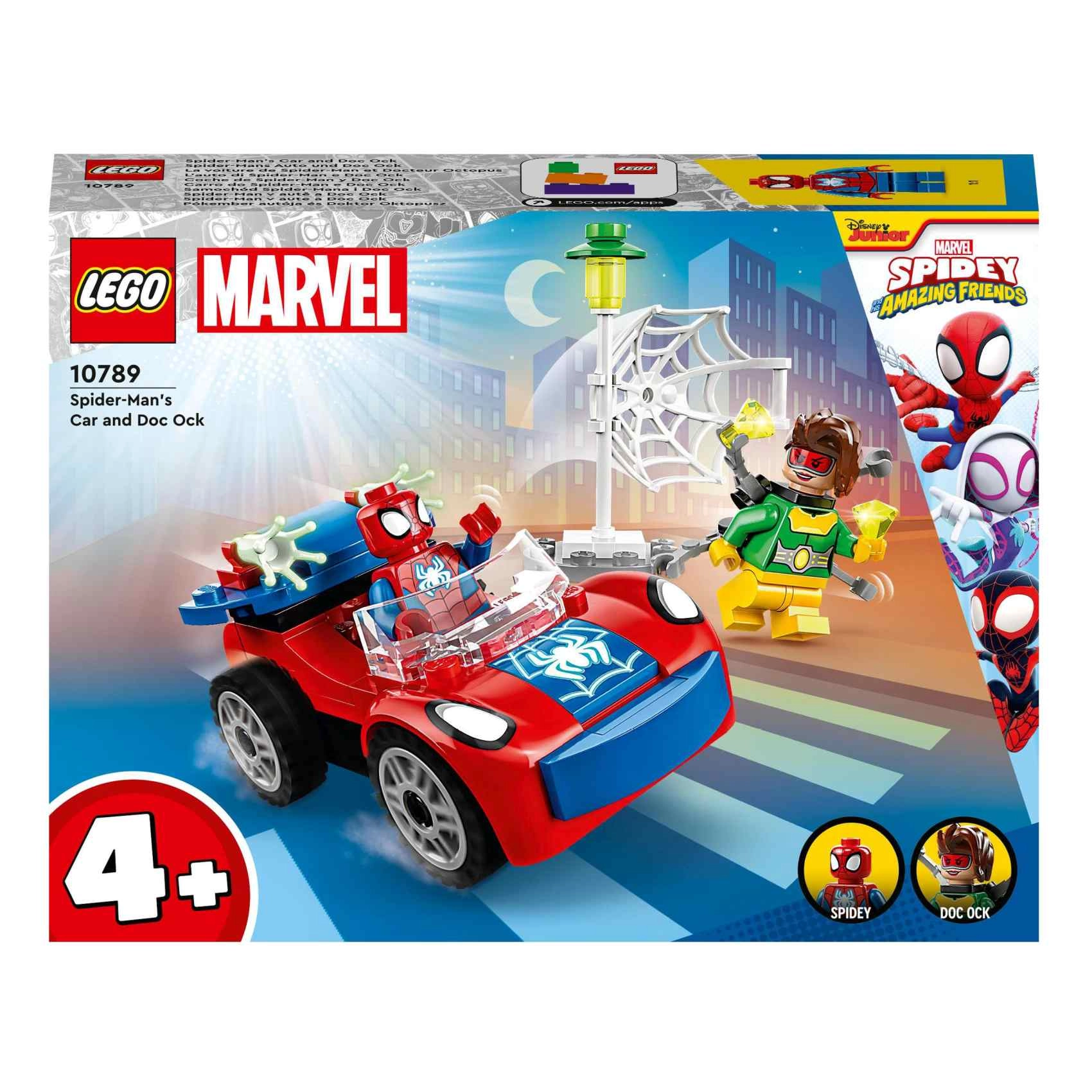 Marvel Spider-Man's Car and Doc Ock Set - Glow in the Dark 4+ Years