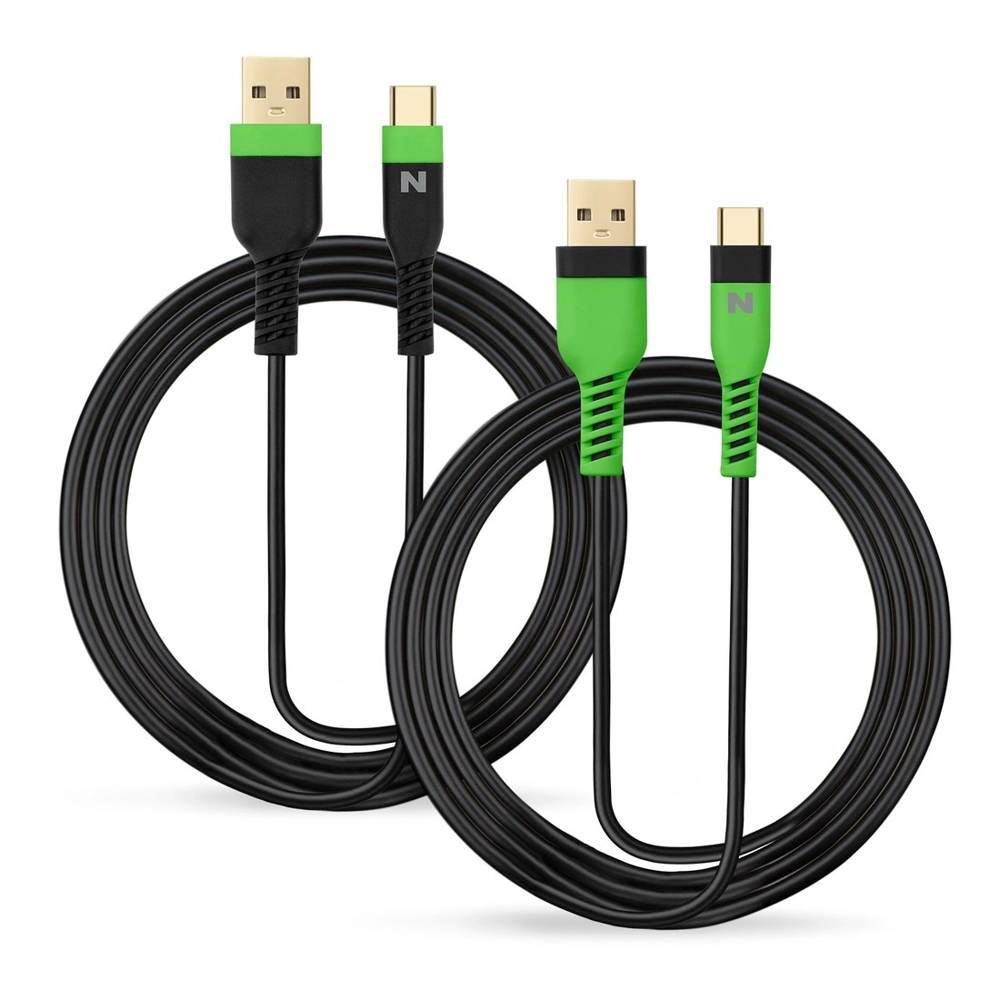 Nitho Xbox Series X/S Dual Charge & Play Cable - 4M Pack Of 2