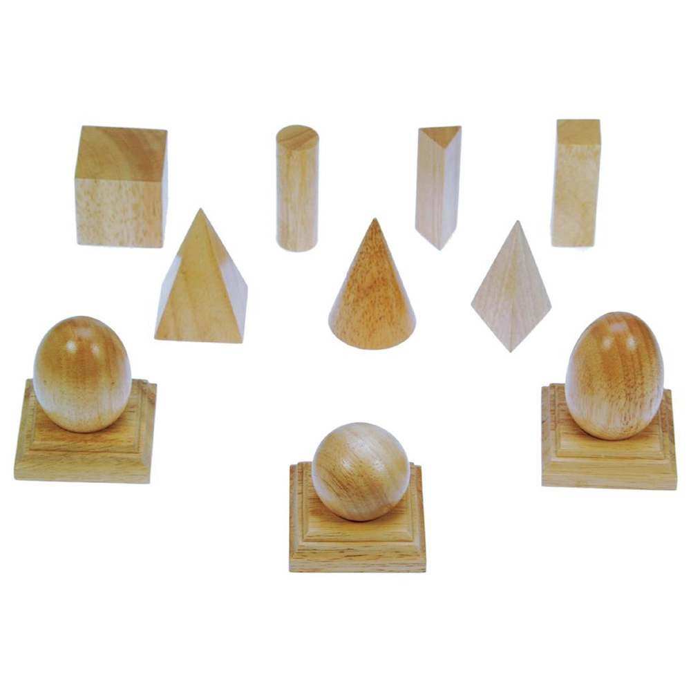 Raymond Geometric Solid Shapes - Suitable for 4 to 10 years