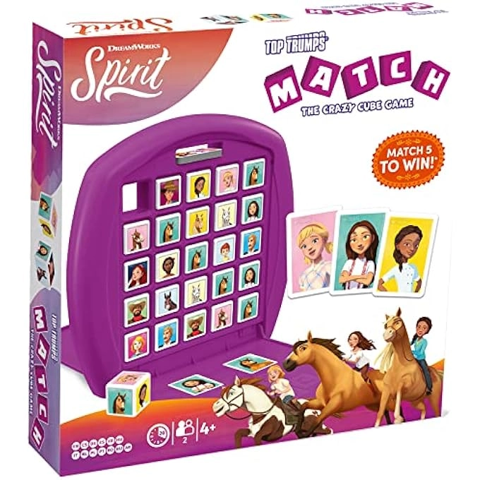 Top Trumps Match: Spirit - 25 Character Cubes 15 Mini Top Trumps Cards