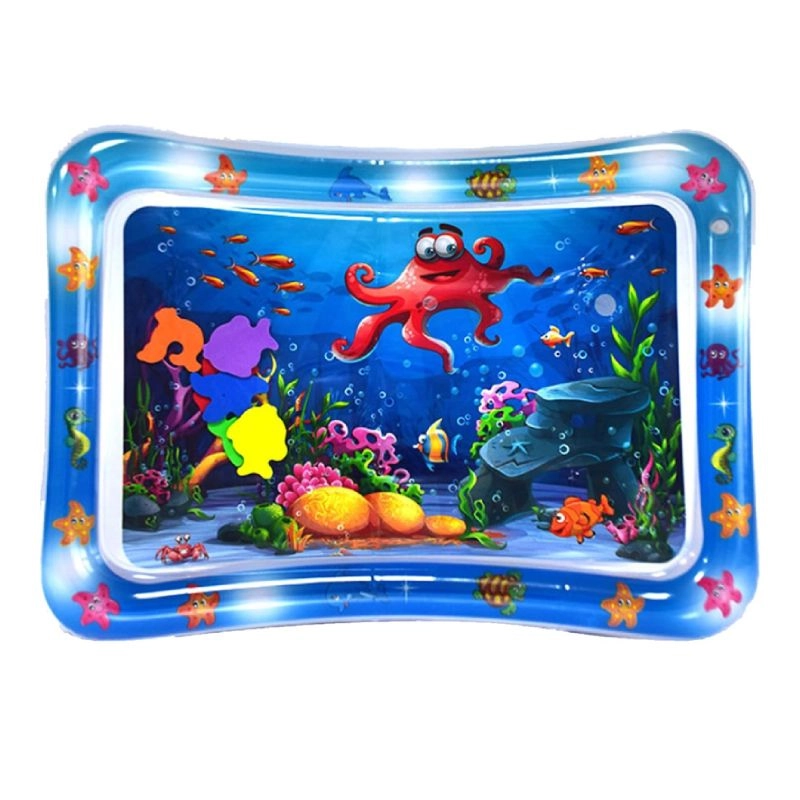Tummy Time Inflatable Water Playmat - ocean-themed 0 month