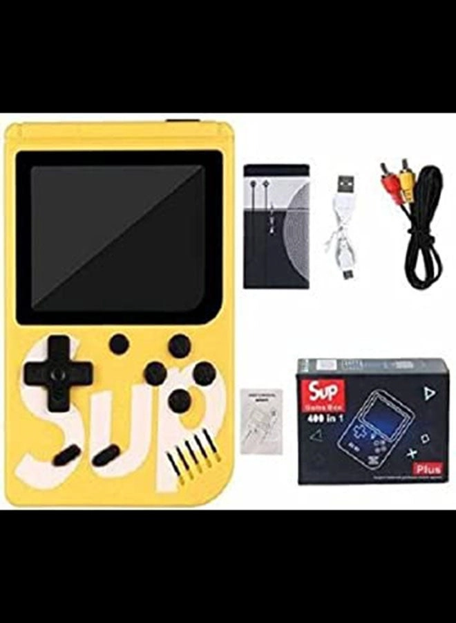 Handheld Game Console - 400 Built-in Games 3-Inch Color Screen Rechargeable Battery