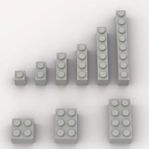 YUJHITP Building Bricks - 100 pcs