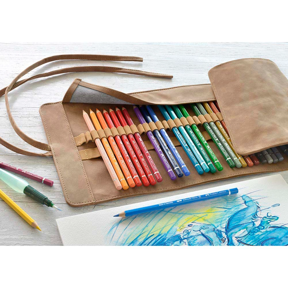 Albrecht Durer watercolour Pencil roll - 30 Pencils