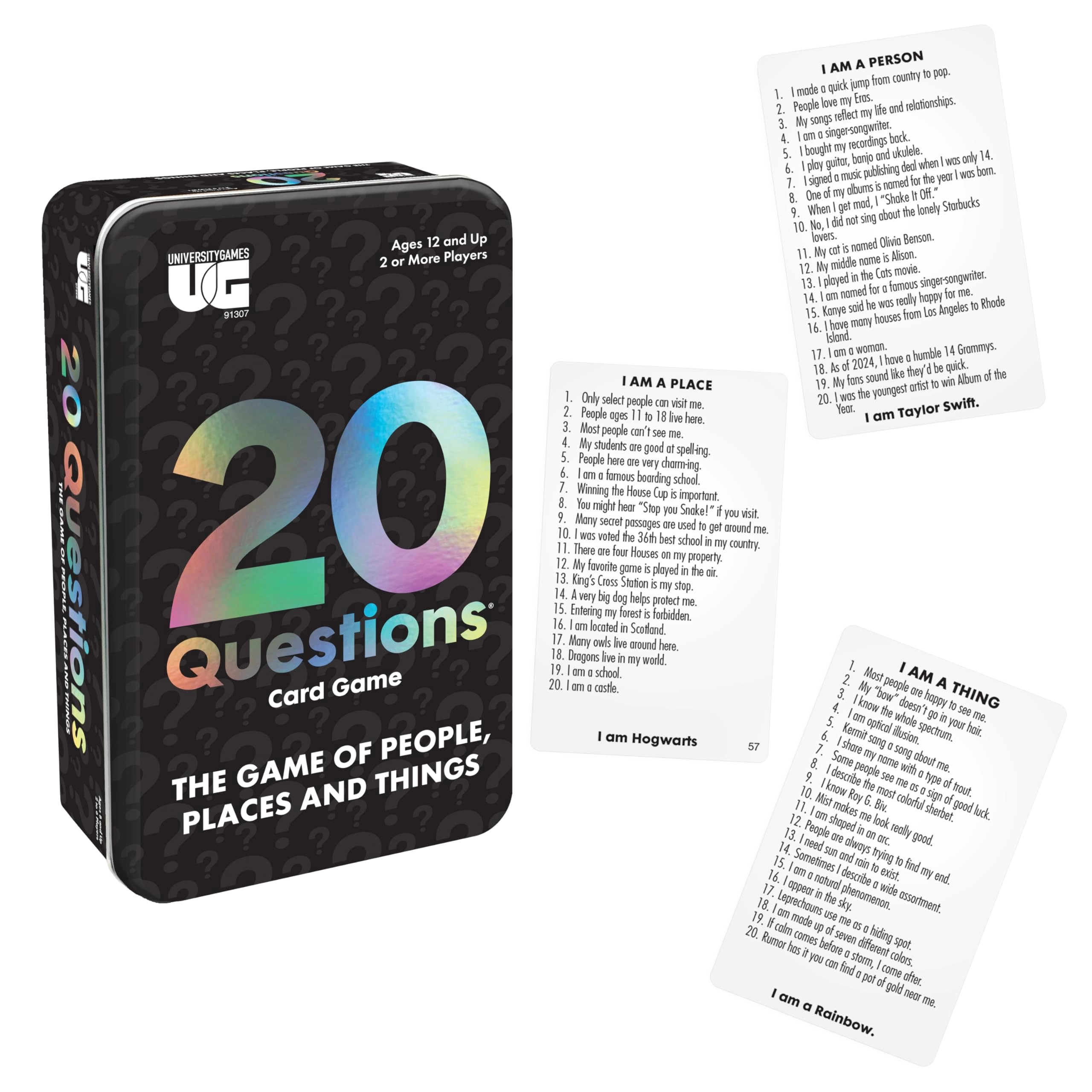 University Games 20 Questions - Card Game