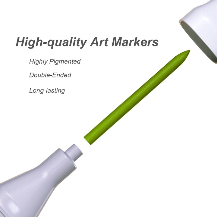 60 Colors Markers - Dual Tip