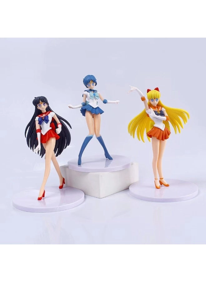 Sailor Moon + Sailor Mercury + Sailor Mars + Sailor Jupiter + Sailor Venus - Sailor Moon - 5 pcs