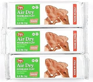 Pepy Air Dry Modeling Clay - Terracotta 3 Kg 3 pcs.