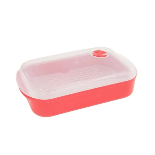 Steam Cooker - Red BPA-free