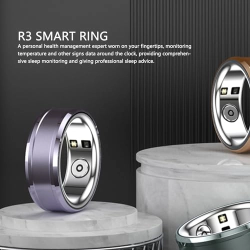 Smart Ring Health Tracker - IPX8 Waterproof 20mah Approx. 7 Days