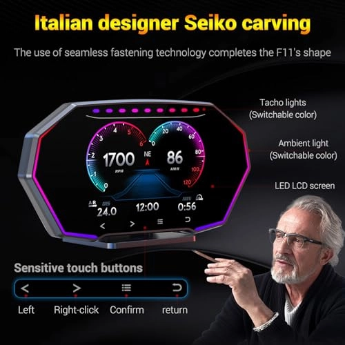 HUD Display - OBD GPS Speedometer