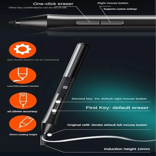 Electronic hand-drawing tablet - 8192