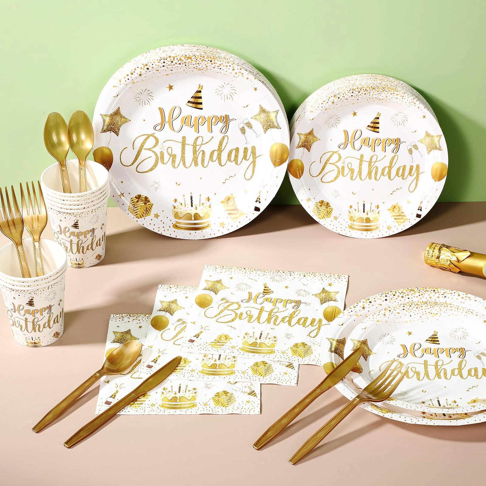 171 Pcs Happy Birthday Party Supplies