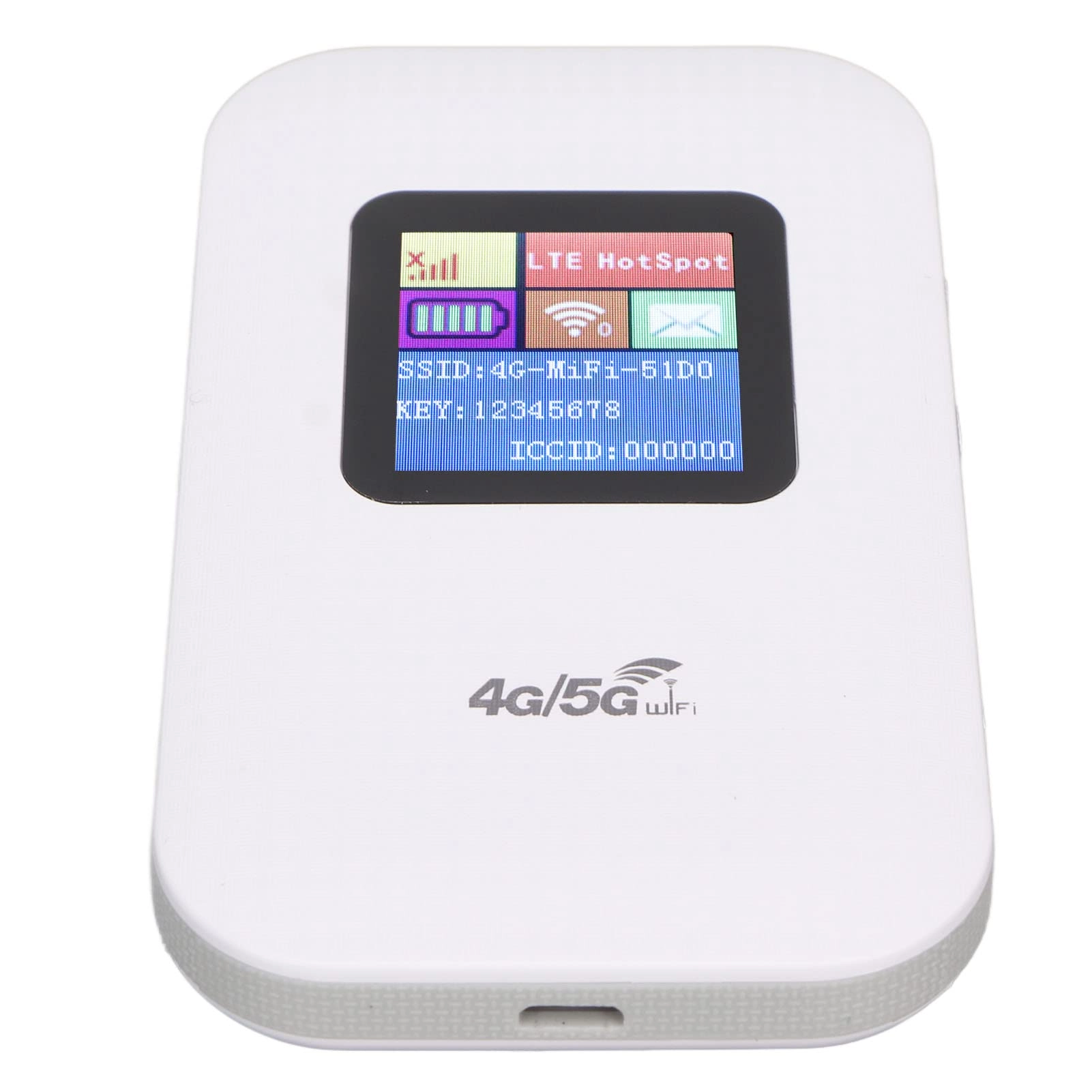 Fockety 4G WiFi Router - 4G LTE 2100mAh Micro SIM Card Slot Portable