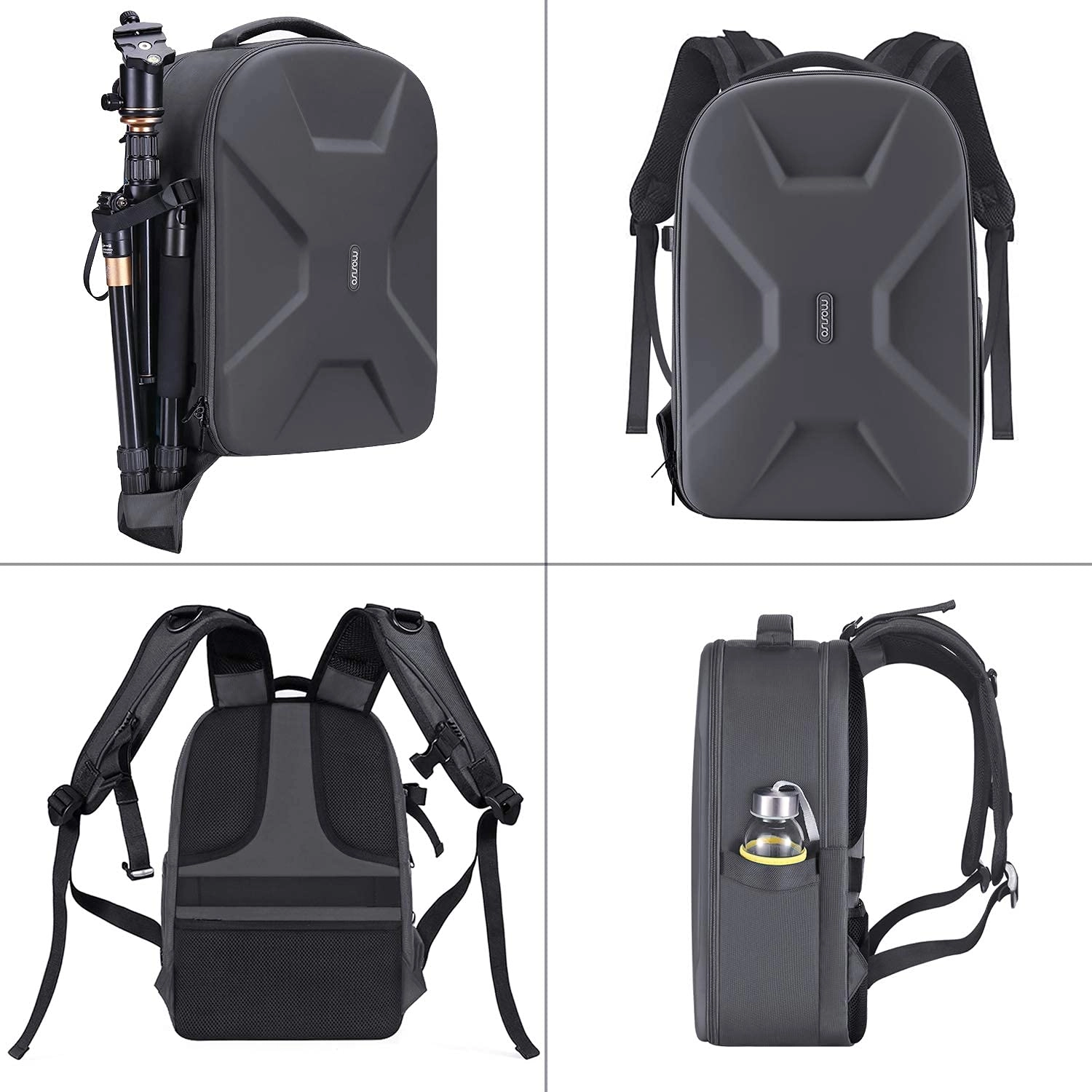 Mocamhsbg - 7.5"D x 11.8"W x 7.5"H Compatible with Canon/Nikon/Sony Hard Shell