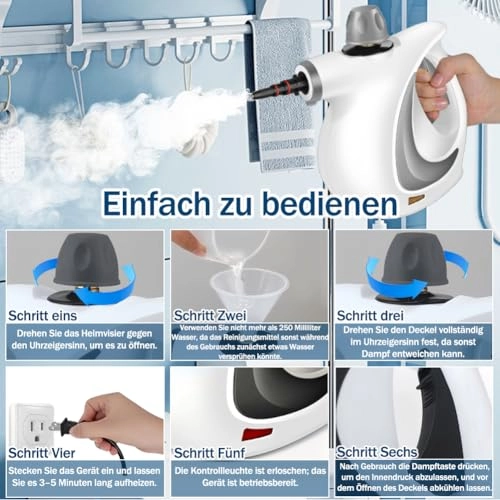 Red Hut Steam Cleaner - 3bar 250 ml