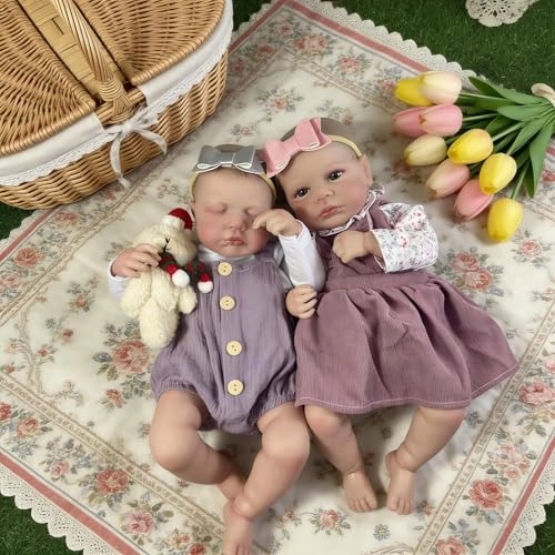 Loulou Reborn Baby Doll - 20 inch Silicone Vinyl Girl Ages 3+