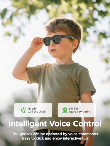 Kids Smart Glasses - Bluetooth 5.4 Open-Ear LED Lights