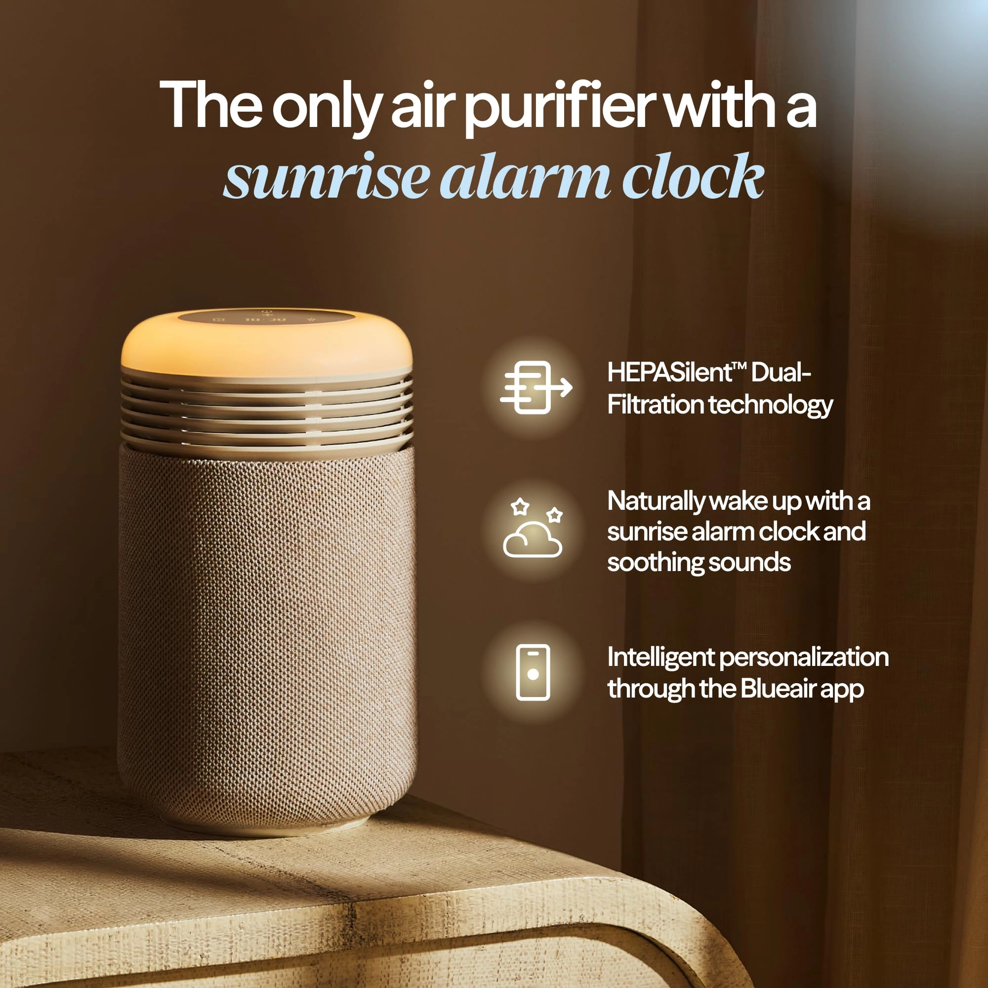 Mini Restful - HEPASilent Wake-Up Light USB-C Charging