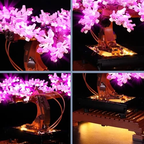 LED Light Set for Lego 10281 Bonsai Tree - pink USB
