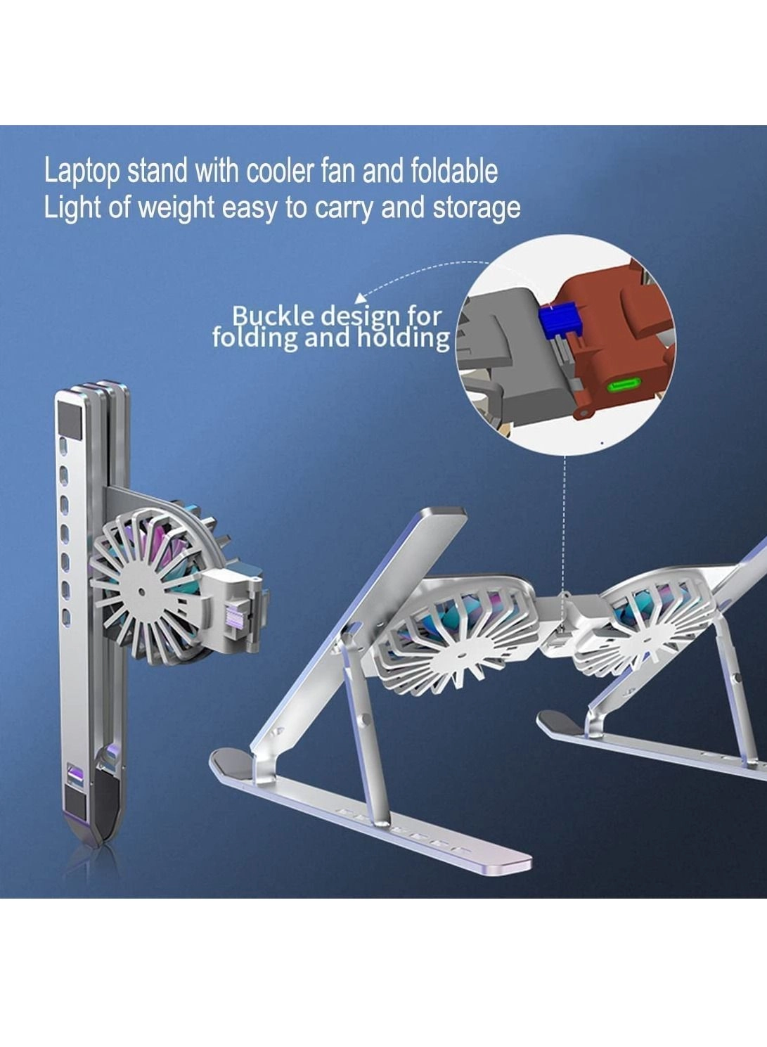 Adjustable Laptop Stand - 10 To 17 Inches