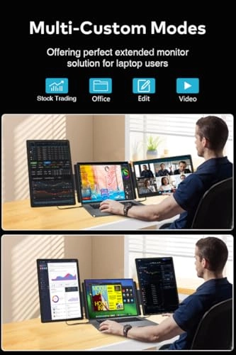 S9H - EA-PTMS9H-BK 15.6" FHD IPS Triple Monitor USB Type-C
