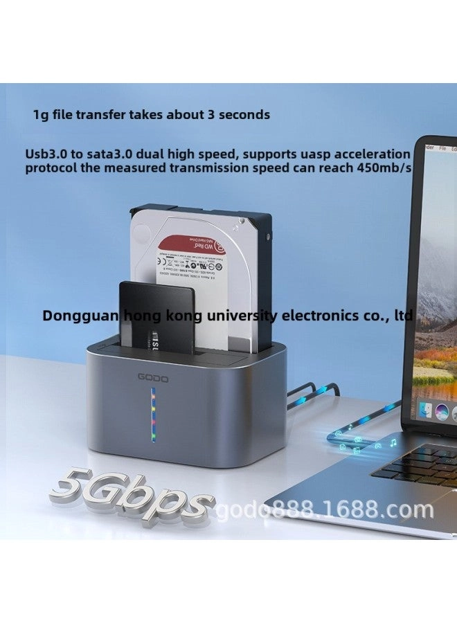 Dual-disk USB 3.0 Hard Disk Base
