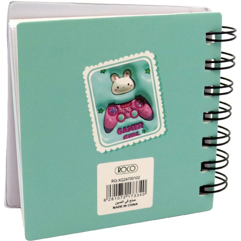 Notebook 19 X 26 cm Spiral - Grid 100 Sheets