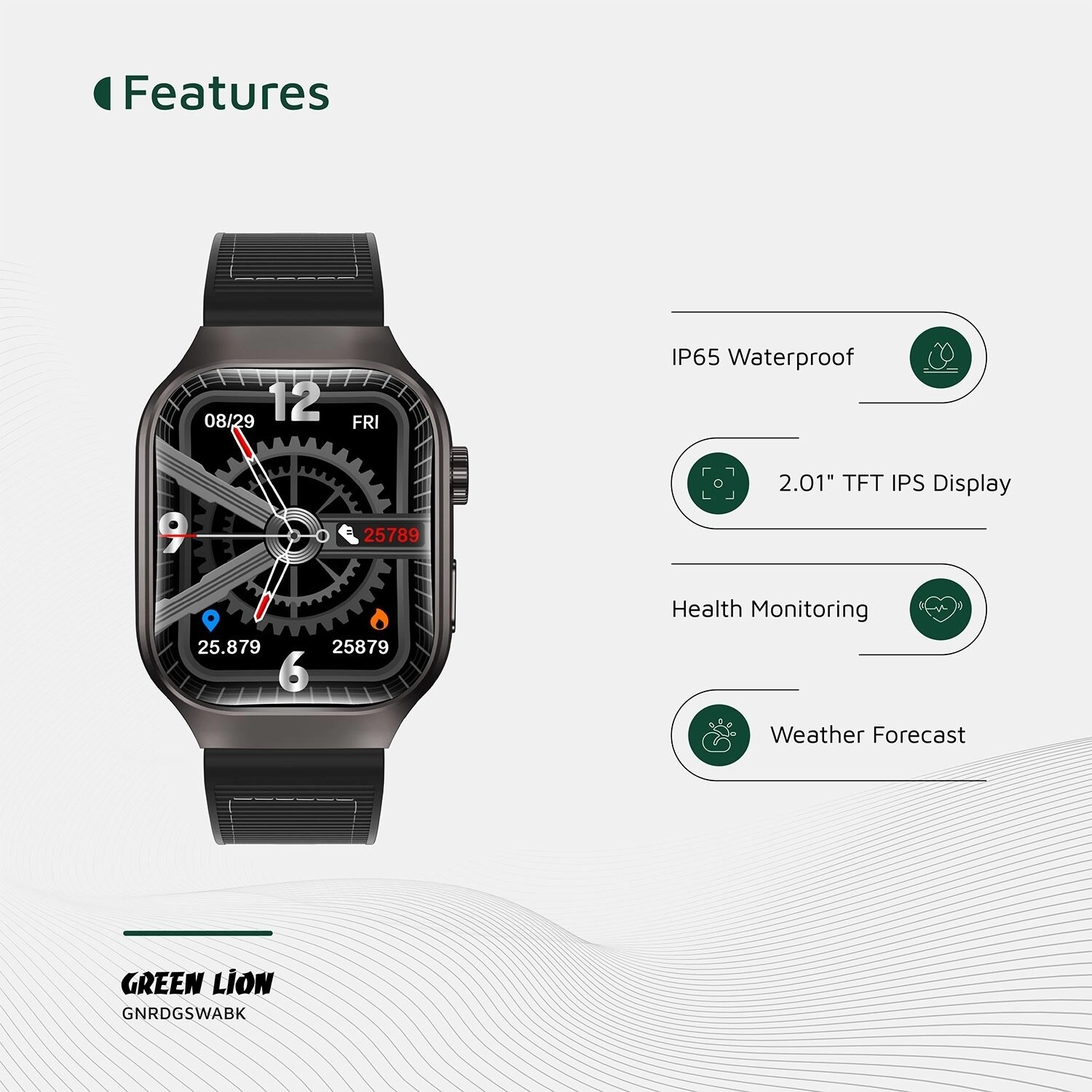 Ridge Smart Watch Metal