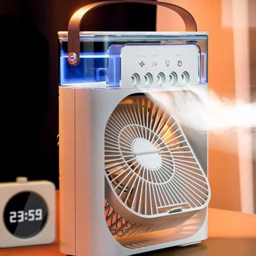 Water Mist Spray Fan - Tabletop Mount