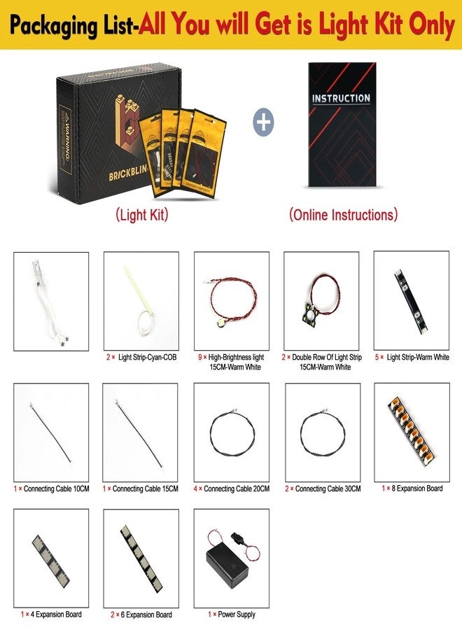 LED Lighting - Architecture Rome 21062 Lego