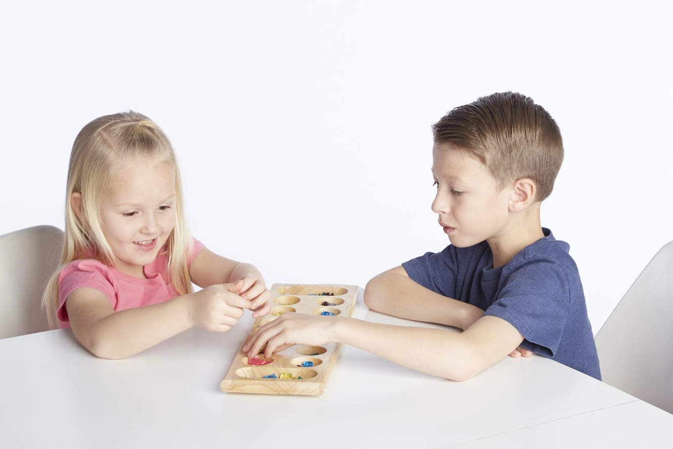 Classic Mancala - Fullsized Solid Wooden Board