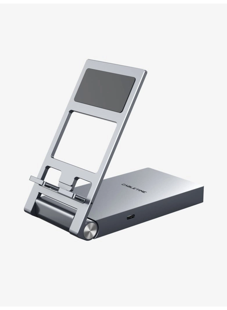 Cabletime HUB - 8-IN-1 USB-C Foldable Pad Stand