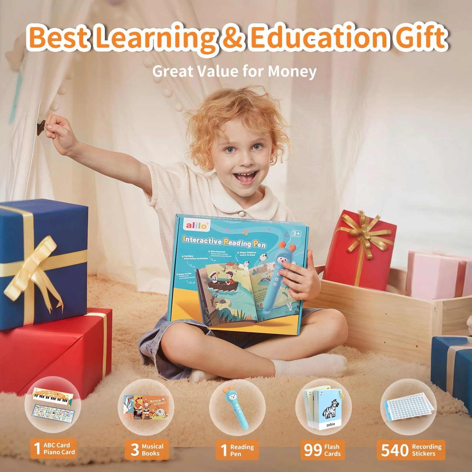 alilo Pen Books Sets D3C Alphabet - 3 years to 6 years+