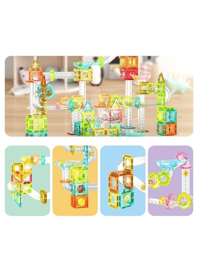 Magnetic Tiles Marble Run - Travel Size