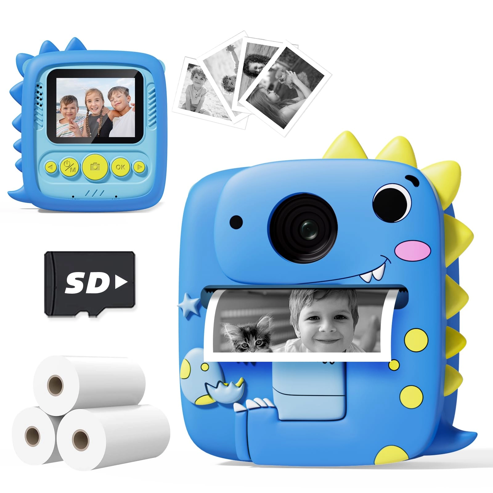 Prysyedawn Instant print camera - 1080P 8.0 megapixels