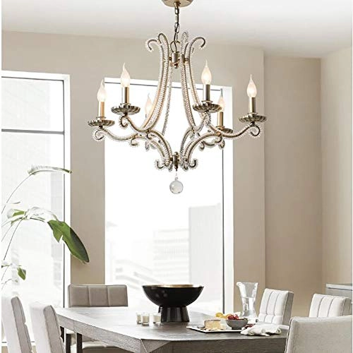 American vintage candle chandelier - 3000K