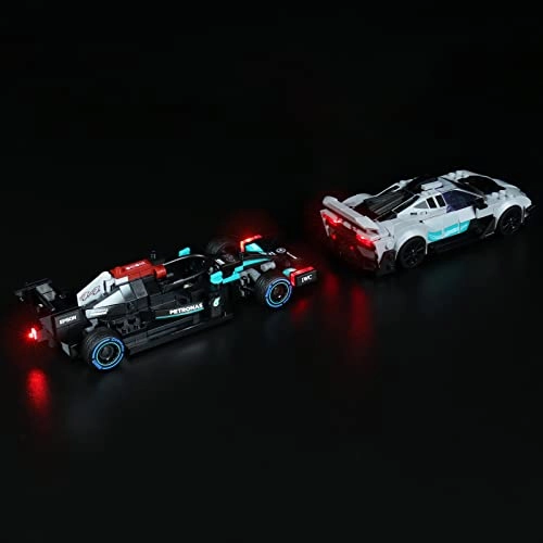 LED Lighting for Lego 76909 Mercedes-AMG F1 W12 E Performance - DIY Lighting Kit Battery Powered