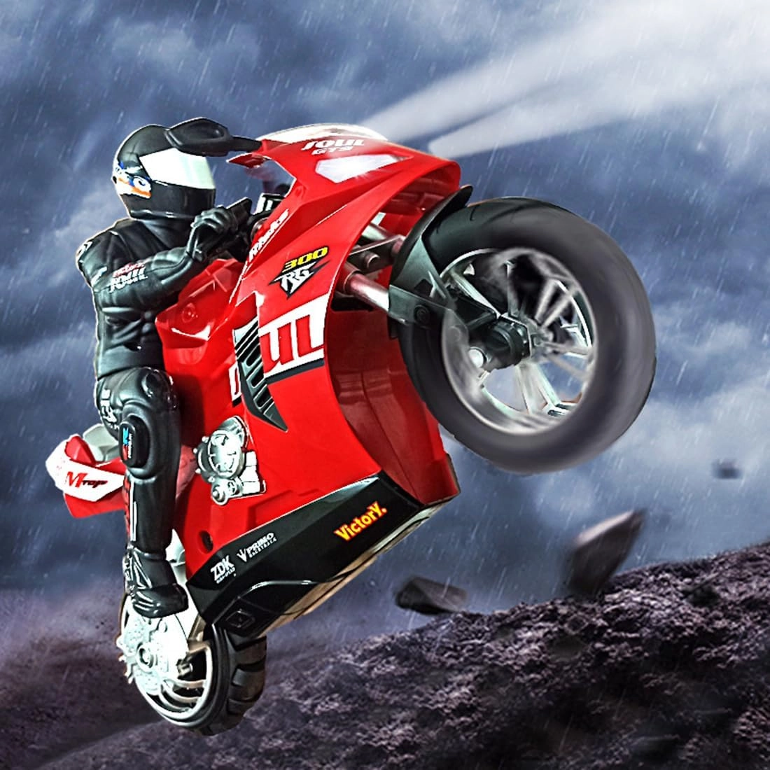 RC Motorcycle - 1:60 Scale