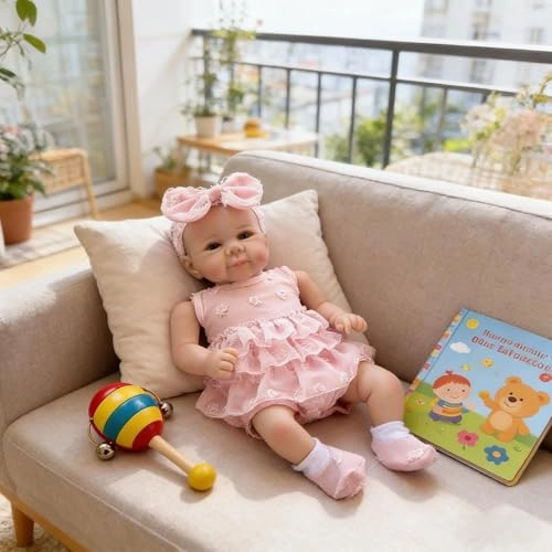 Reborn Baby Doll - Twins 20 inch Vinyl Girl Ages 3+