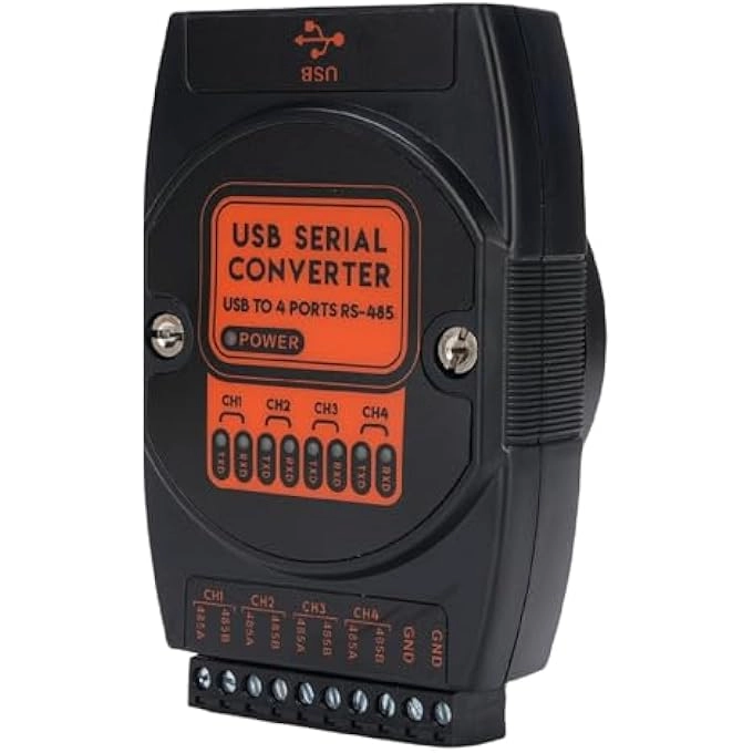 USB TO RS485 CONVERTER - 8 CHANNEL ISOLATED USB C POWER SUPPLY