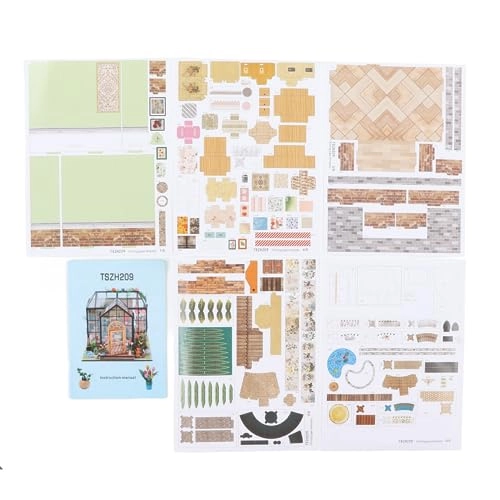 Miniature Dollhouse Kit - Pink 1:24