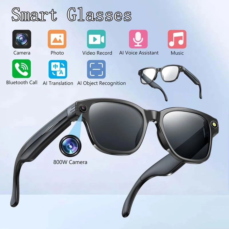 L801 - Smart Glasses Bluetooth Real-time Translation Voice Assistant